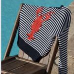 Brooks Brothers  Cotton Textured Lobster Intarsia Sweater size XS $298 Photo 6