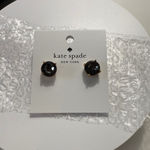 Kate Spade Gumdrop Stud Earrings Black Crystal Womens Jewelry Photo 0