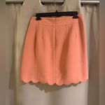 Loft  Coral Scalloped Mini Skirt Photo 1