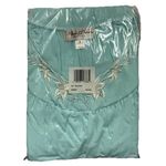 NEW Miss Elaine 100% Nylon Short Sleeve Nightgown M Seafoam Embroidered Relaxed Size M Photo 0