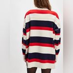 Free People #147 NWT  League Of Her Own Cardigan in Americana Combo Photo 2