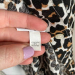 J.Crew • Leopard Print Linen Blend Perfect Shirt Photo 6