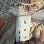 Chic Long Sleeve Floral Dress in Orange and Cream Photo 7