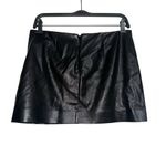 NBD NWT Revolve Sumeera Faux Vegan Leather Black Mini Skirt MEDIUM Photo 3