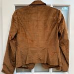 Cache Vintage Y2K Brown Silky Corduroy Women's Blazer Jacket Size 4 Chic Career Photo 6