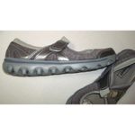 New Propet Onalee Mary Janes Comfort Womens 10 Gray Silver Shoes Adjustable Flat Photo 6