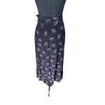 Laura Ashley Vintage Floral Maxi Skirt MS 154 Cottagecore Prairie Style Photo 5