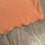 Abound  size XXS organic cotton stretchy ribbed dress brown/tan EUC Photo 3