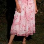 Mii Collection The Lata Tapis Volant Skirt Size Small NWT Pink Photo 0