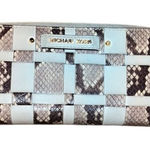 Michael Kors  Brown, Tan and White Snake Print Wallet Photo 0