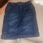 Anthropologie Level 99 Denim pencil skirt Blue Size 26 Photo 0