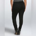 Torrid Size 22 Premium Slashed Plaid Skinny Jean - Black Rinse (Regular) Photo 7