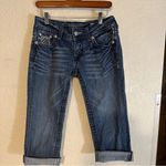 Miss Me  Cuffed Capri Denim Jeans with Embellished Pockets‎ 27 Photo 7