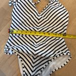 Polo Ralph Lauren belted Striped One Piece swimsuit NWOT White Photo 9