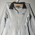 Patagonia Women's Light Gray Teddy Jacket Photo 2