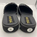 Mystique Boutique Mystique sequins slip-on black sandals Size 6 Photo 5