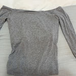 Klassy Network Off-The-Shoulder Ribbed Brami  long Sleeve Photo 1