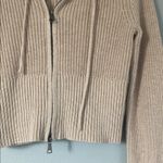 Pink Rose  Beige Knit Sweater Photo 2