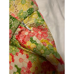 Lilly Pulitzer Women's White Pink Yellow Green Floral Lace Shorts Size 10 Photo 3