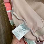 Kona Sol  Orange Green Pastel Striped One Piece Swimsuit XL Photo 5