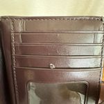 Coach  Medium Corner Zip Wallet Signature Debossed Patent Leather Pink Hue Photo 5