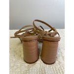 Sam Edelman Women's Leather Tan Strappy Shoes/Sandals/Heel 3.5" Size 8.5 SKU 231 Photo 4