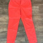 The Limited  12 Coral Cropped Skinny Dress Slack Pant Photo 1