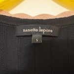 Nanette Lepore  Black Sleeveless Knit Santa Maria Mini Dress Small Photo 4