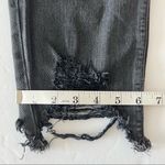 We The Free  Chewed Up Mid Rise Straight Leg Jeans Black Distressed 25 Photo 15