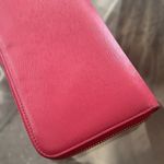 Prada Zip-Around Wallet in Pink Leather, EXCELLENT! Photo 6