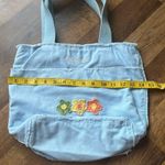 Life is Good Small Canvas Tote Bag Light Blue Photo 3