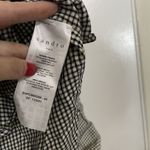 Sandro  Paris black white gingham plaid button down collared shirt medium Photo 3