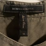 BCBGMAXAZRIA Green Tank Top Sleeveless Shirt Photo 2