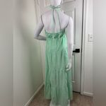 EXPRESS  Tiered Halter Maxi Dress Size Medium 100% Cotton.  #143 Photo 6
