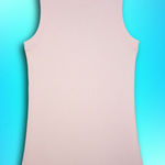 Theory Size Medium Pale Pink Ribbed  Tank Top Photo 0