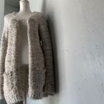 Woven Heart  Beige Cozy Knit Cardigan Photo 5