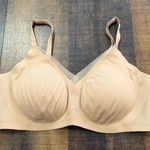 Honeylove Supportive Wireless Bra Crossover Bra Sand Beige Size Large Tan Photo 0