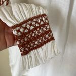 Faherty  White embroidered blouse Photo 5