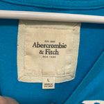 Abercrombie & Fitch Vintage Y2K Turquoise Graphic Short Sleeve Shirt Photo 1