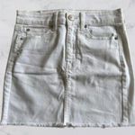 American Eagle  White Denim Skirt Photo 0