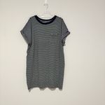 Gap T-shirt DRESS STRIPED Preppy Short Sleeve Blue & White size XL Photo 1