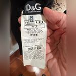 Dolce & Gabbana Dolce and Gabbana D&G Black Halter Neck Fit And Flare Midi Y2K Dress IT44 US L Photo 6