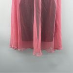 Victoria's Secret Y2K Vintage Pink Floral Embroidery Lingerie Slip Dress Sz L Photo 4