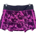 Lululemon  Hit Your Stride Skort Black Purple Pink Athletic Tennis Skirt Size 6 Photo 0