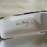 Vera Bradley  Black and White Floral Fabric Clamshell Eyewear Case Photo 8