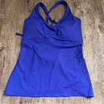 Athleta NWT  Triangle Tankini Cerulean Blue Size D-DD Photo 3