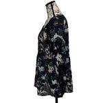 Nine West  Vintage America Sheer Babydoll Blouse Women’s Medium Long Sleeve Photo 3