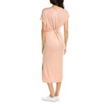 Vince Double V Neck Popover Dress Lily Blush Small NEW Photo 1
