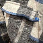 Hurley  Cropped Sherpa-Lined Jacket with Plaid Design Photo 3