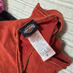 Harley Davidson Distressed open Back Sunflower Sturges Tank Top Red Size M Photo 3